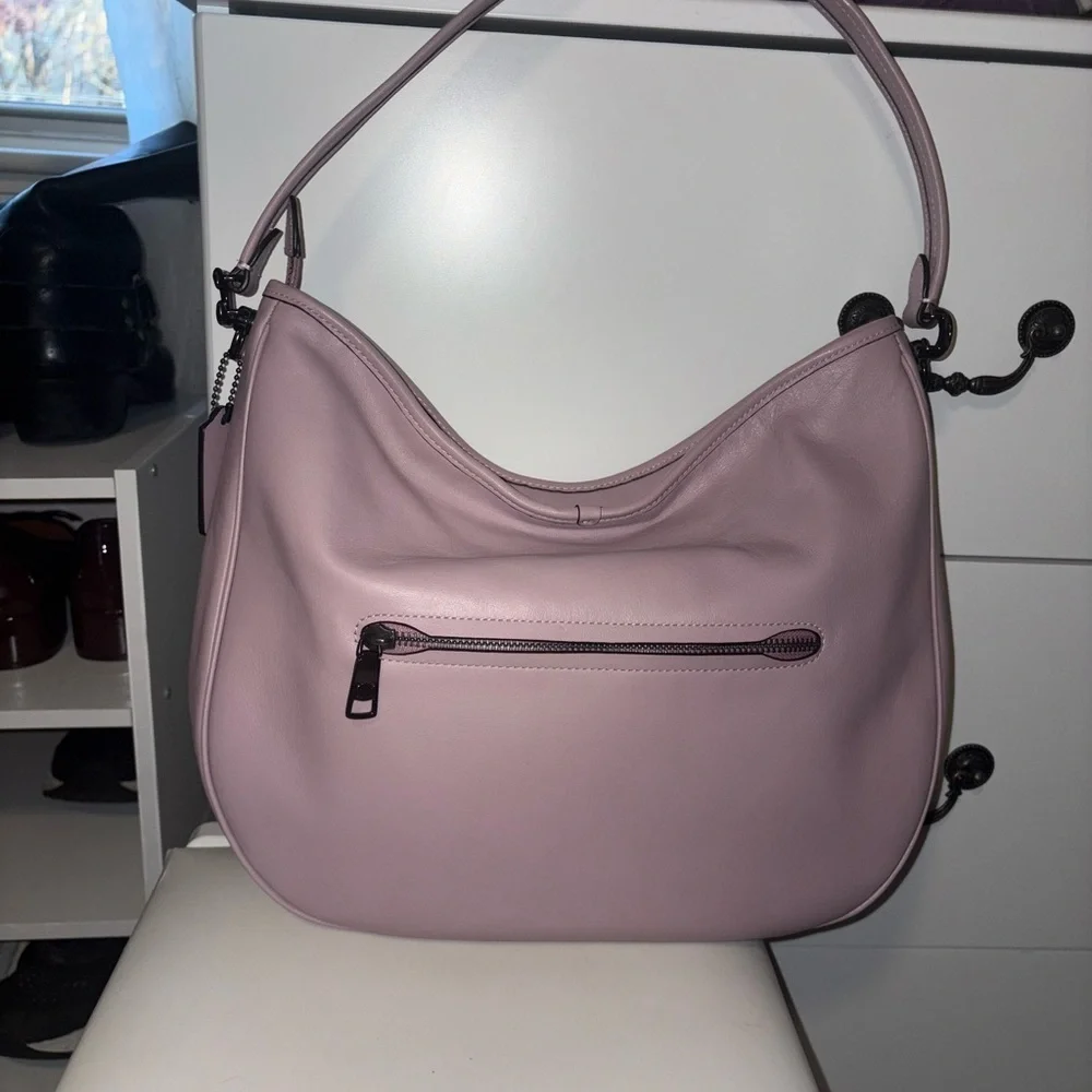 COACH Soft Tabby Hobo in Lilac Purple & Gunmetal Crossbody Shoulder Bag